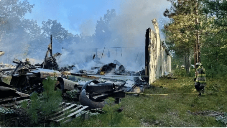 Walter Gefrom Woodie Restoration Shop fire